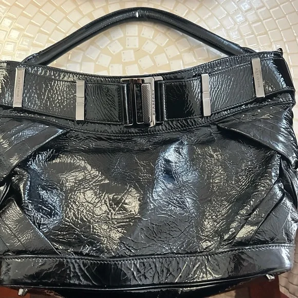 Burberry | Bags | Burberry Chic Patent Leather Shoulder Bag | Poshmark